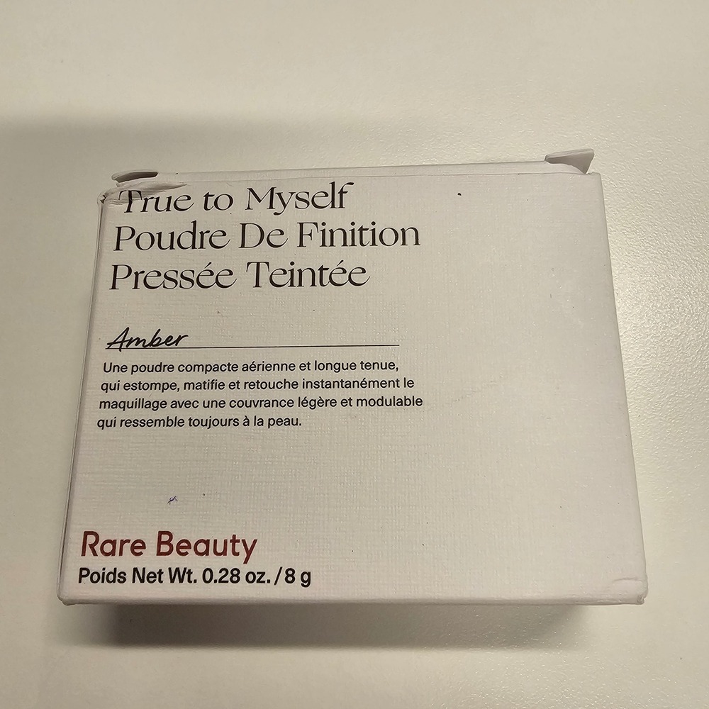 NEW Rare Beauty by Selena Gomez True to Myself Pressed Powder Tinted Amber Shade